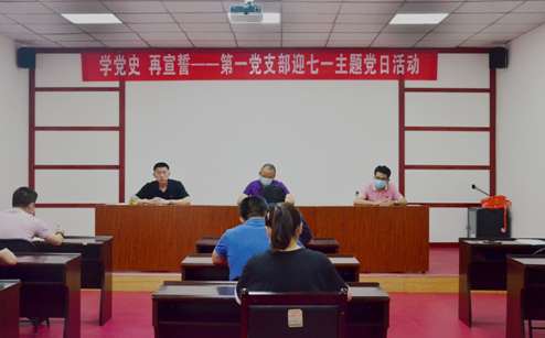 學黨史 再宣誓---印刷物資公司第一黨支部迎七一主題黨日活動